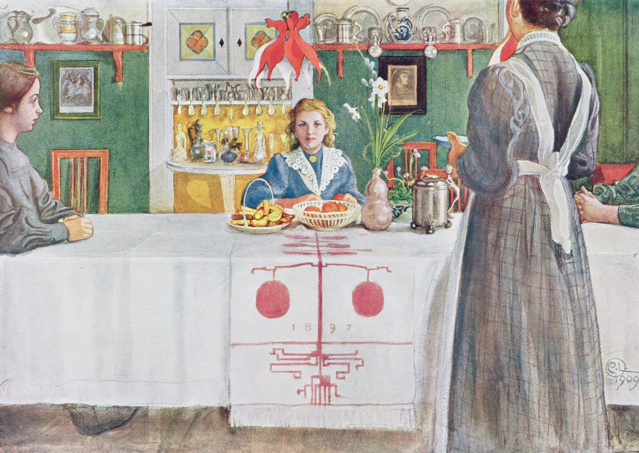 Friends from the Town - Dining Room Scene, pub. i 