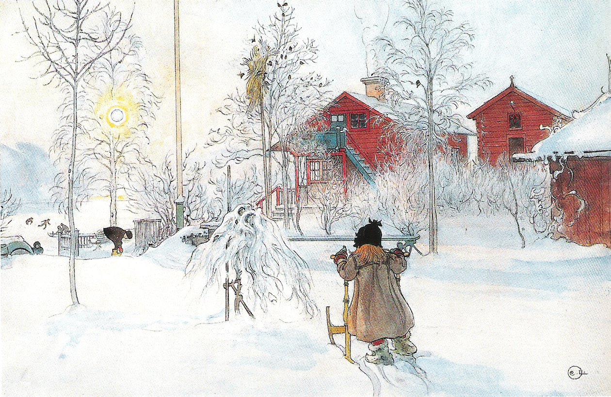 Gården och Brygghuset av Carl Larsson