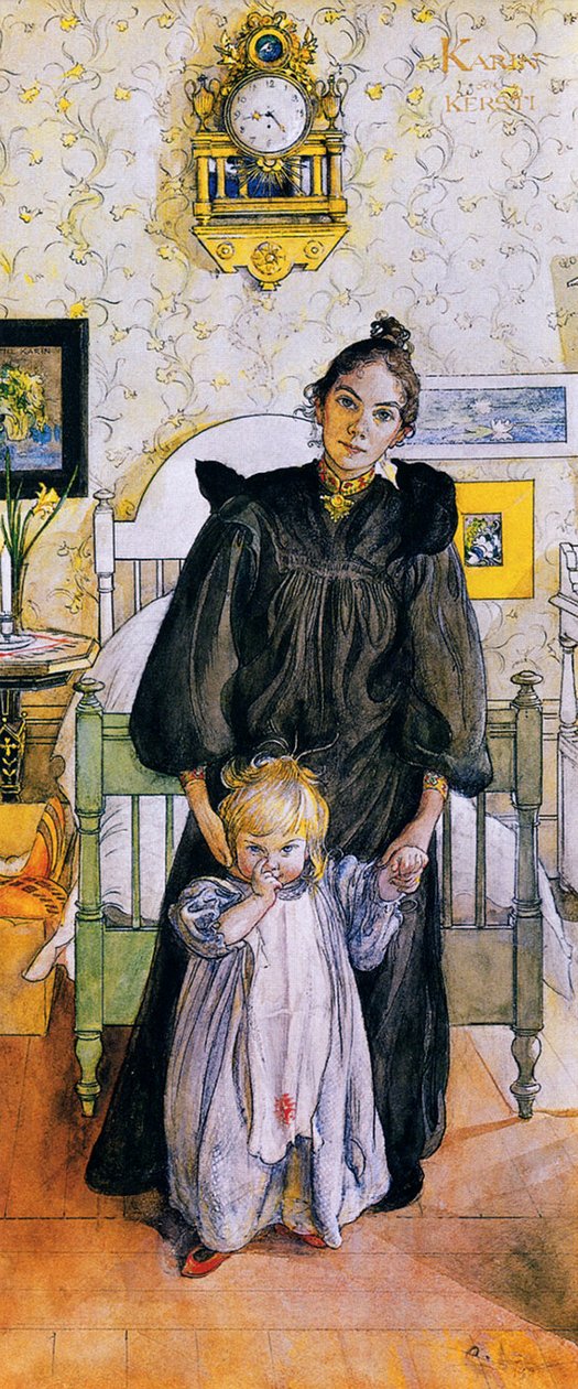 Karin and Kersti av Carl Larsson
