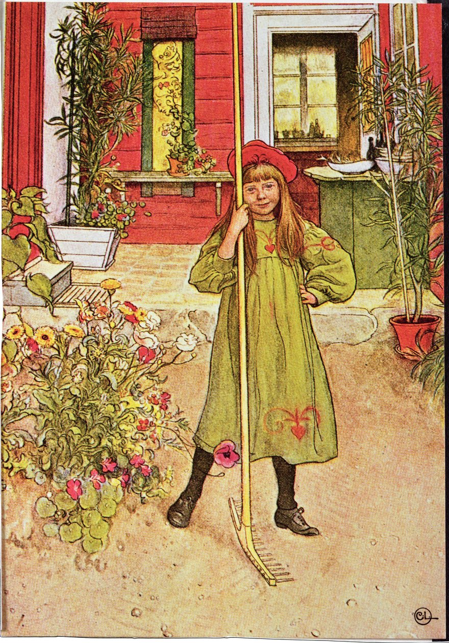 Krattning av Carl Larsson