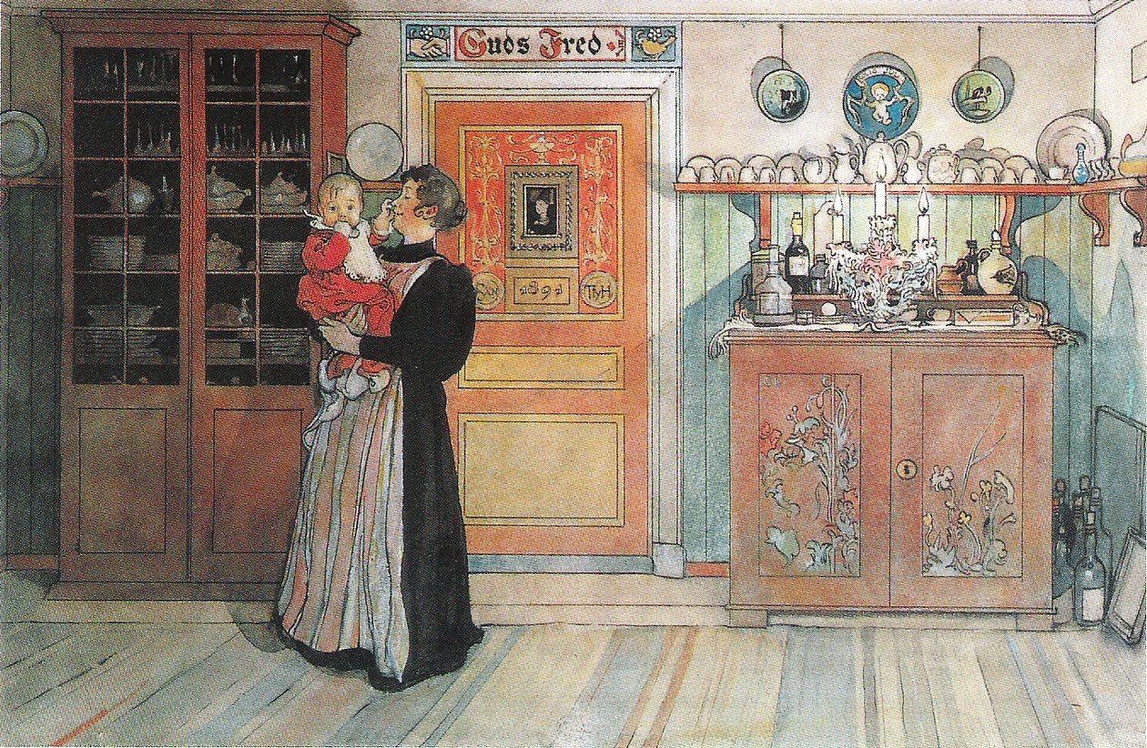 Mellan jul och nyår av Carl Larsson
