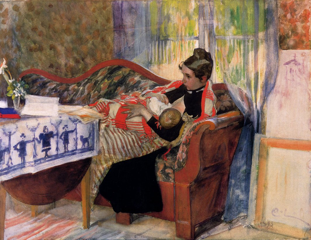 Mother Thoughts  av Carl Larsson