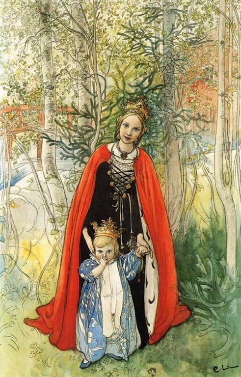 Spring Princess av Carl Larsson