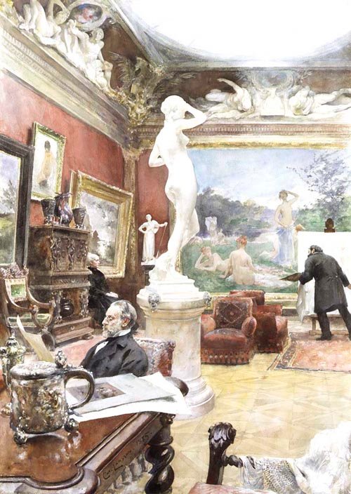 fürstenberg gallery av Carl Larsson