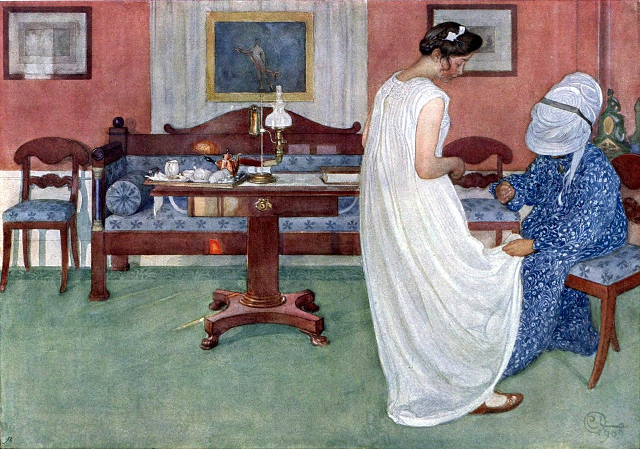in noten av Carl Larsson
