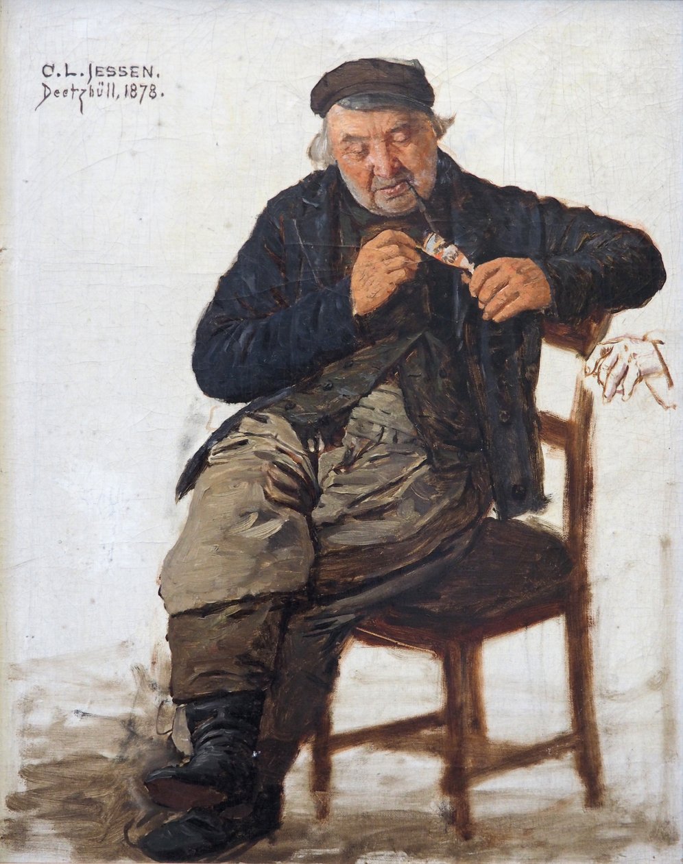 Porträttstudie av Carl Ludwig Jessen