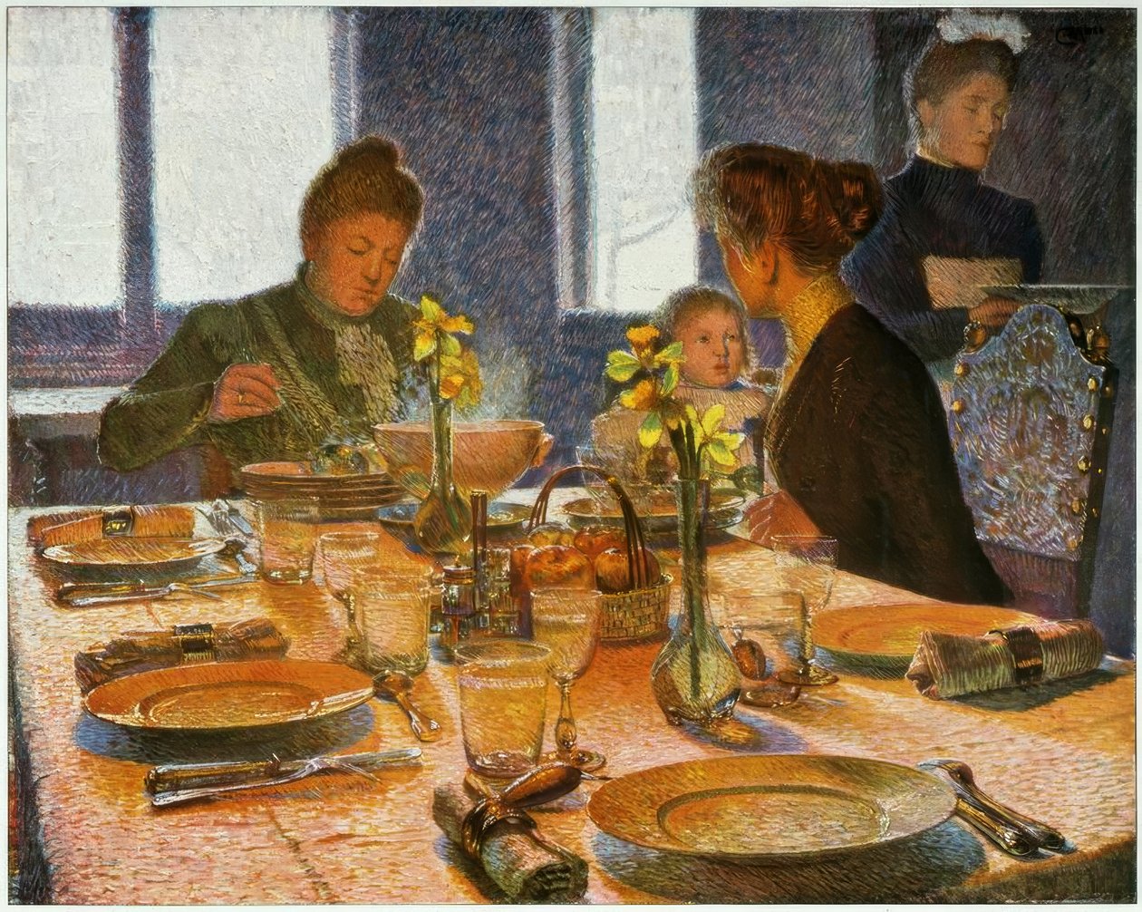 På frukost av Carl Moll