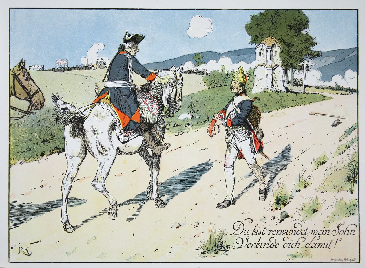 I Burkersdorf den 21 juli 1762 av Carl Röchling