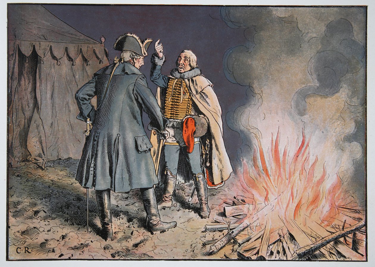 I lägret i Bunzelwitz, september 1761 av Carl Röchling