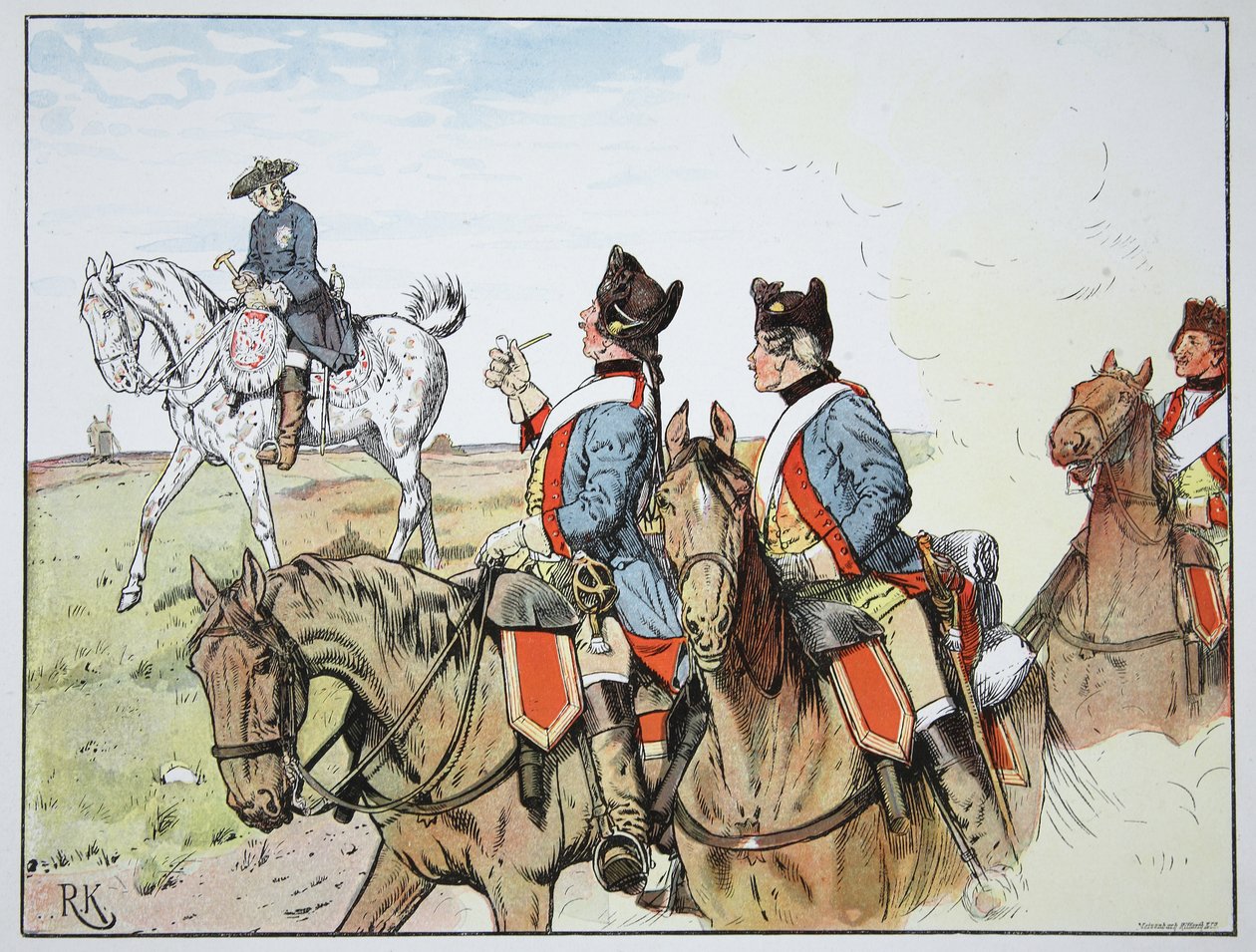 Kungen av sina drakar av Carl Röchling