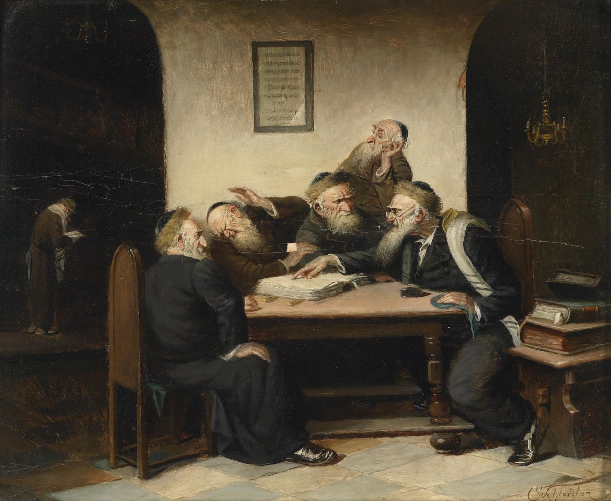 En tvist från Talmud av Carl Schleicher