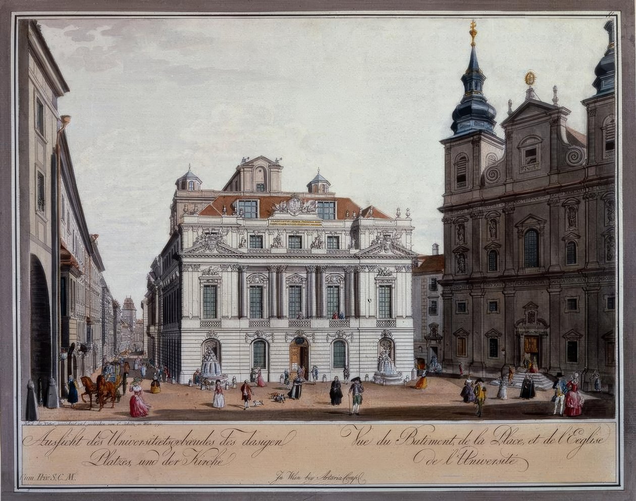Wien, Gamla universitetet / Schütz av Carl Schütz