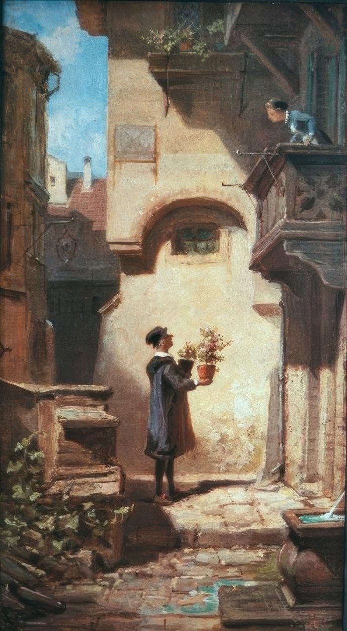 Den välvilliga personen av Carl Spitzweg