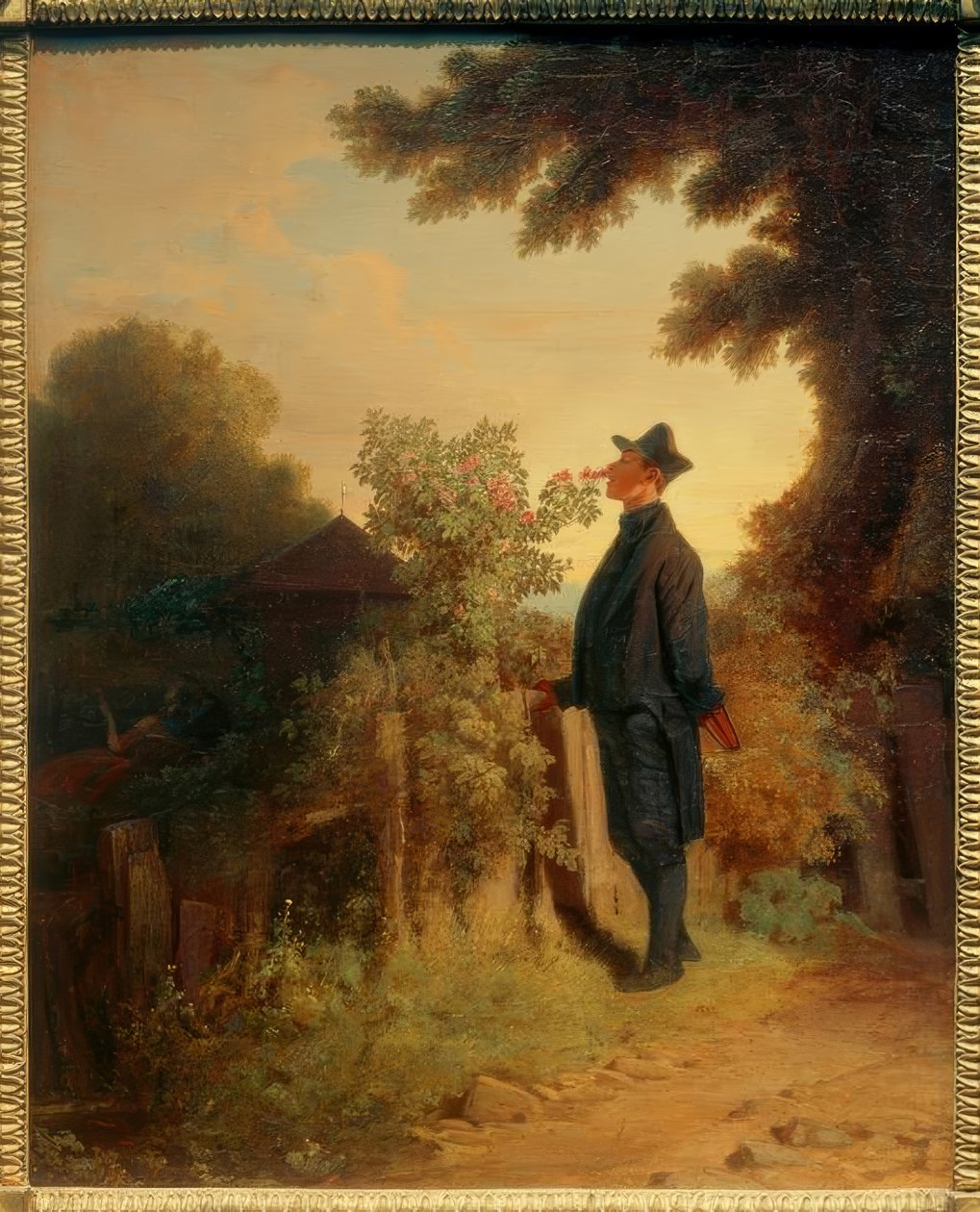 Rosenkompisen av Carl Spitzweg