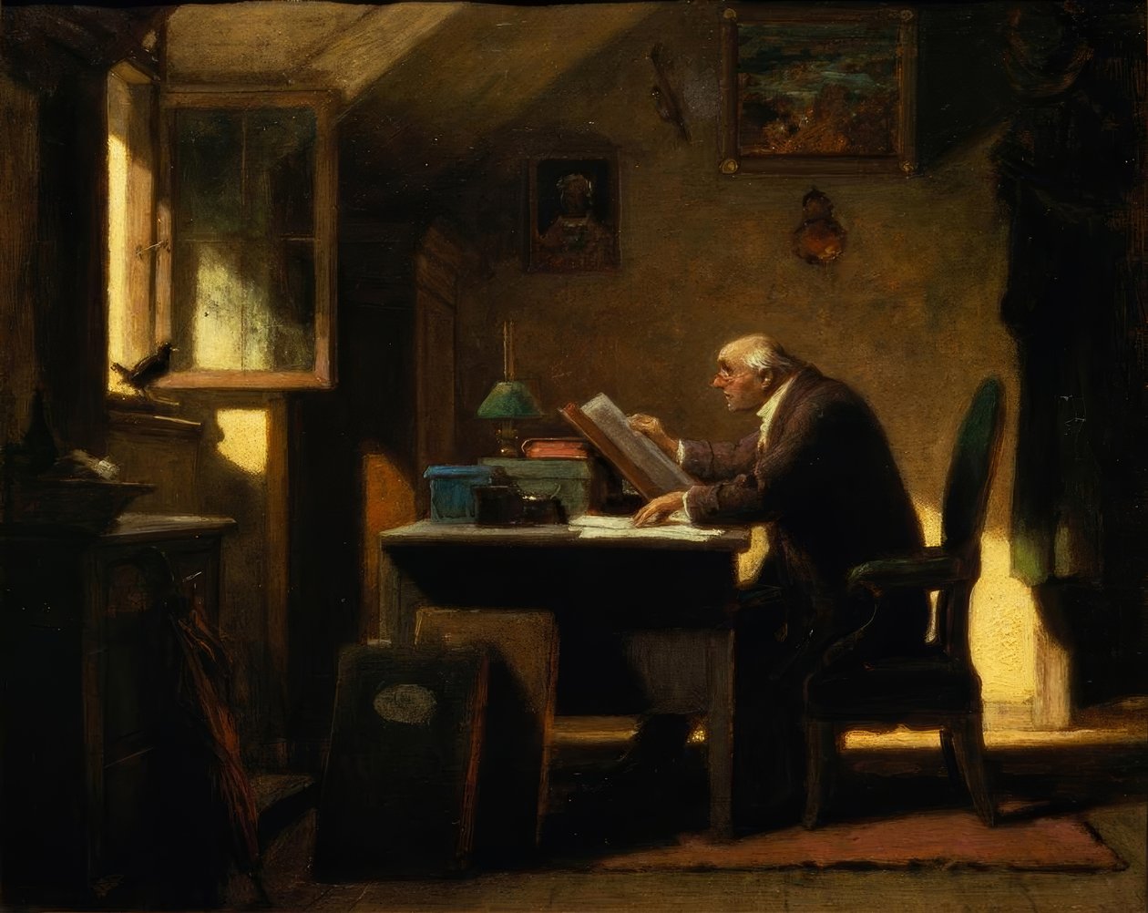 Ett besök av Carl Spitzweg