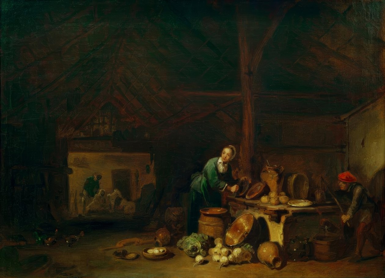 Köksinredning av Carl Spitzweg