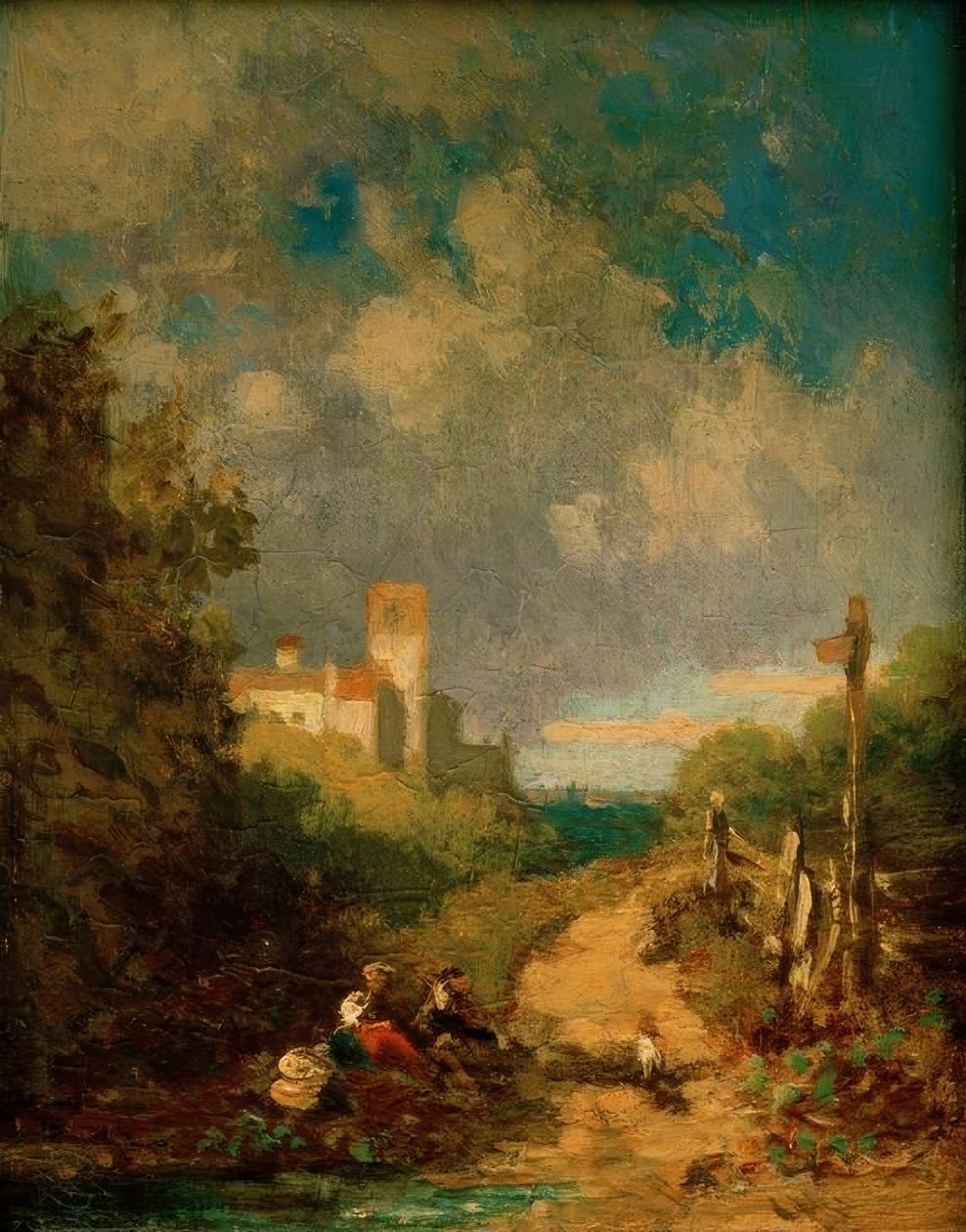 Vila vid landsvägen av Carl Spitzweg