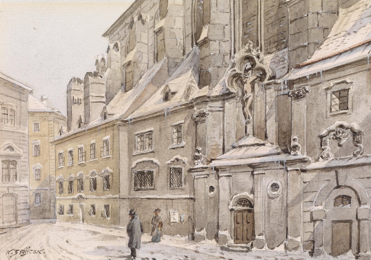  Winterspaziergang av Carl Wenzel Zajicek