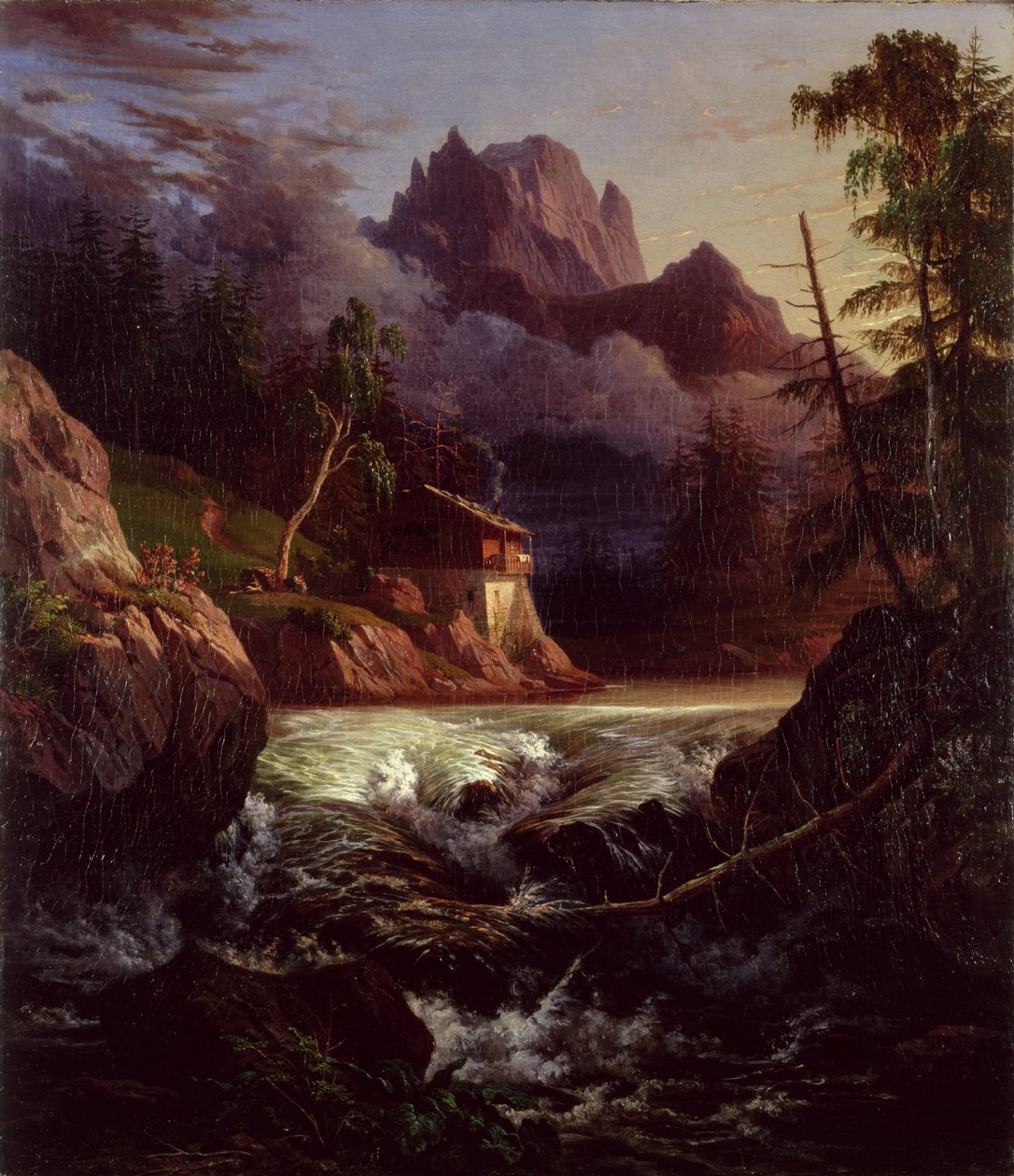 Bruk i Liebethal-regionen, 1820 av Carl Wilhelm Goetzloff