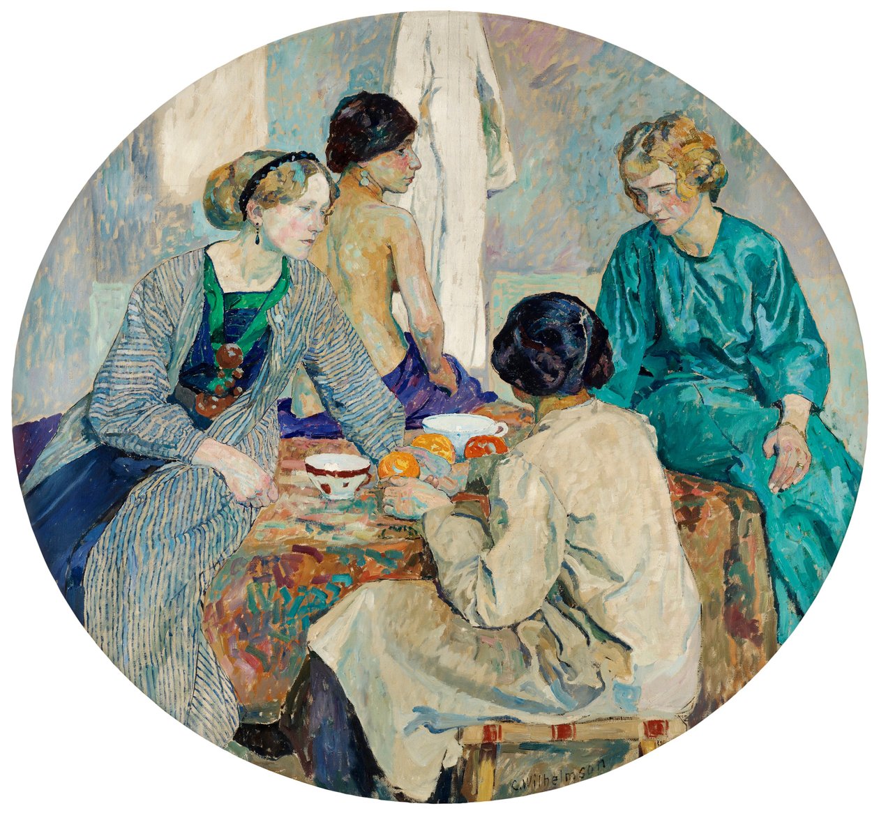  I atelieren av Carl Wilhelm Wilhelmson