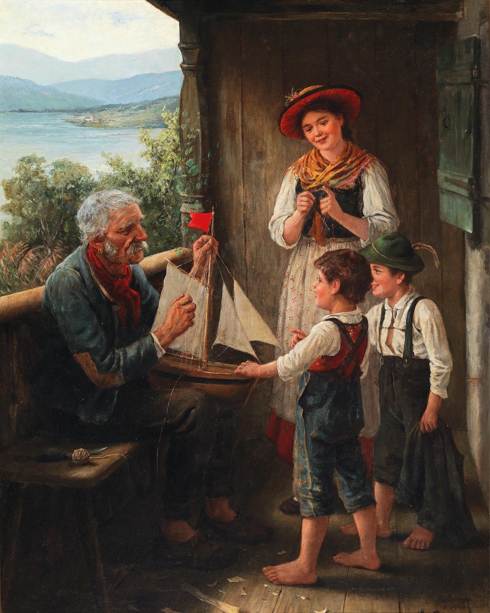 Segelfartyget av Carl von Bergen  
