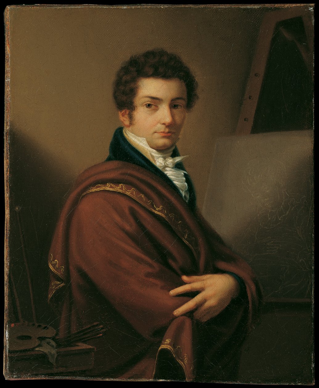 självporträtt av Carl Agricola