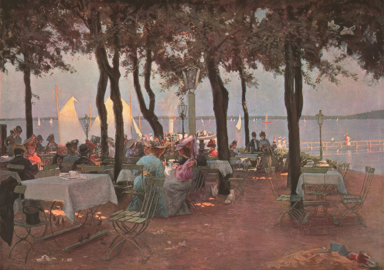 Sommareftermiddag vid Müggelsee av Carl Alexander Brendel