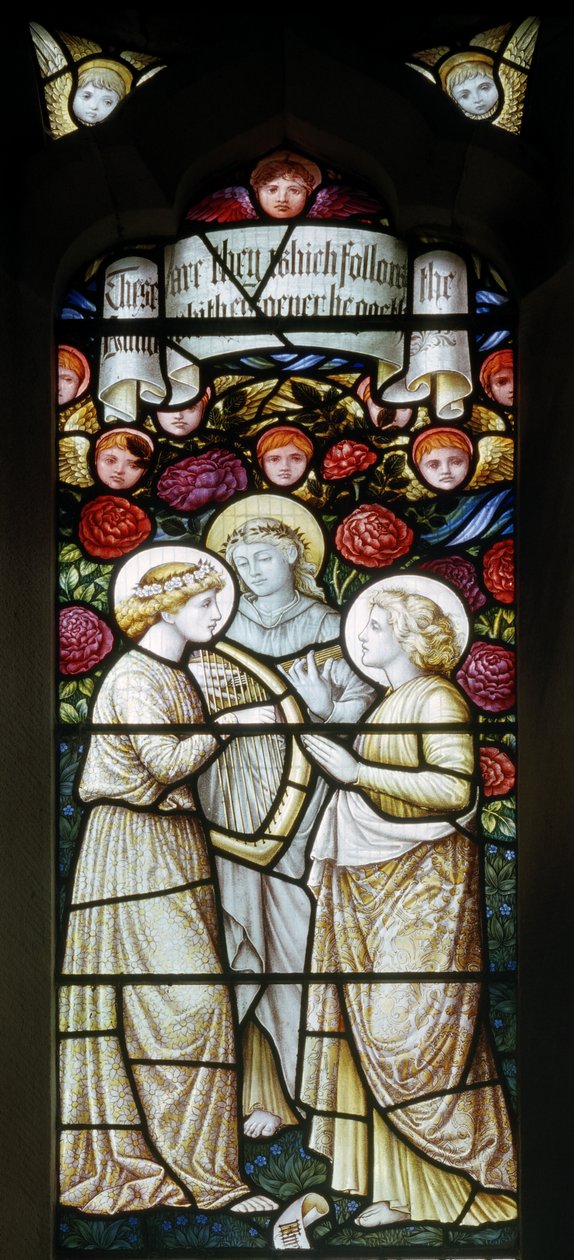 Llantysilio, St Tysilio, Shrigley & Hunt (1873-1982), Carl Almquist, änglamusiker, 1890 av Carl Almquist