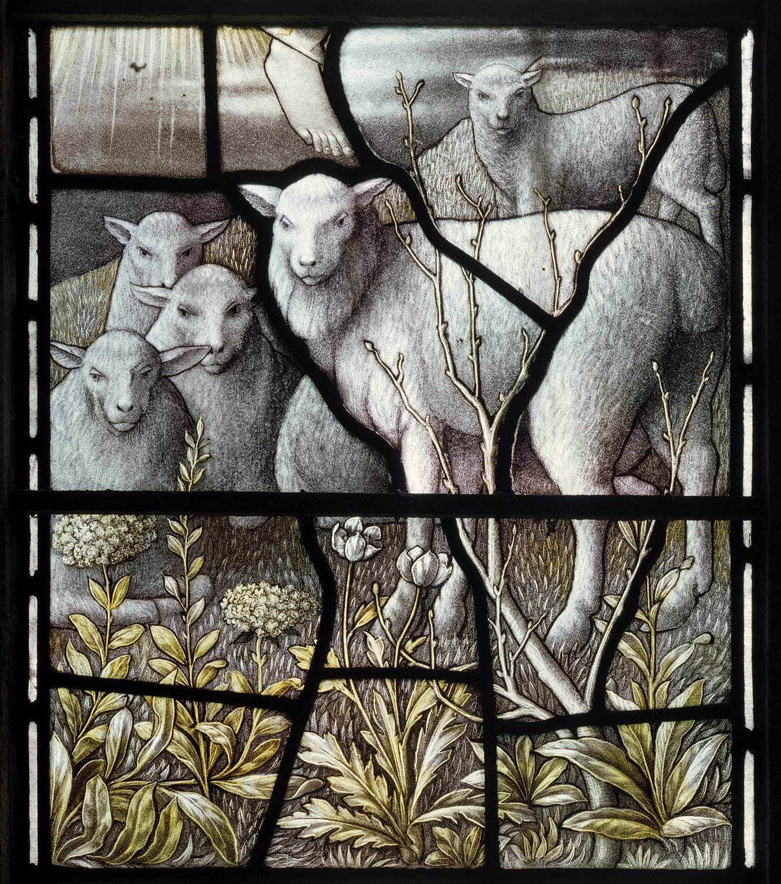 Over Wyresdale, Christ Church, Shrigley & Hunt (1873-1982), Carl Almquist, The Shepherds Church, Shepherding, Sheep, 18 av Carl Almquist