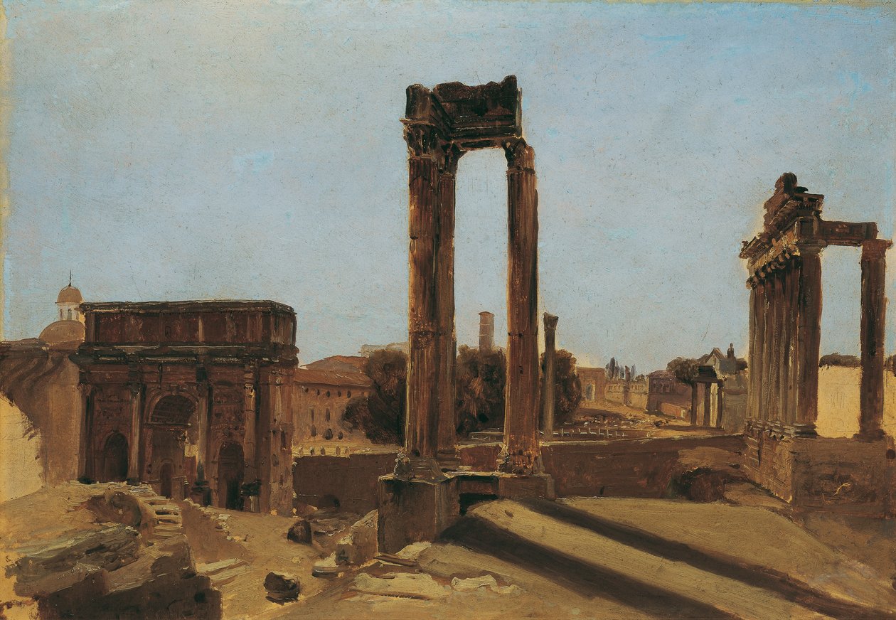 Du ger Forum Romanum av Carl Blechen
