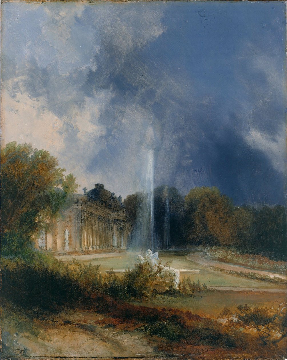 Sanssouci slott av Carl Blechen