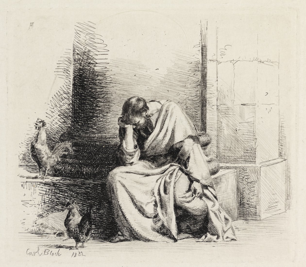 Den ångerfulle Peter av Carl Bloch