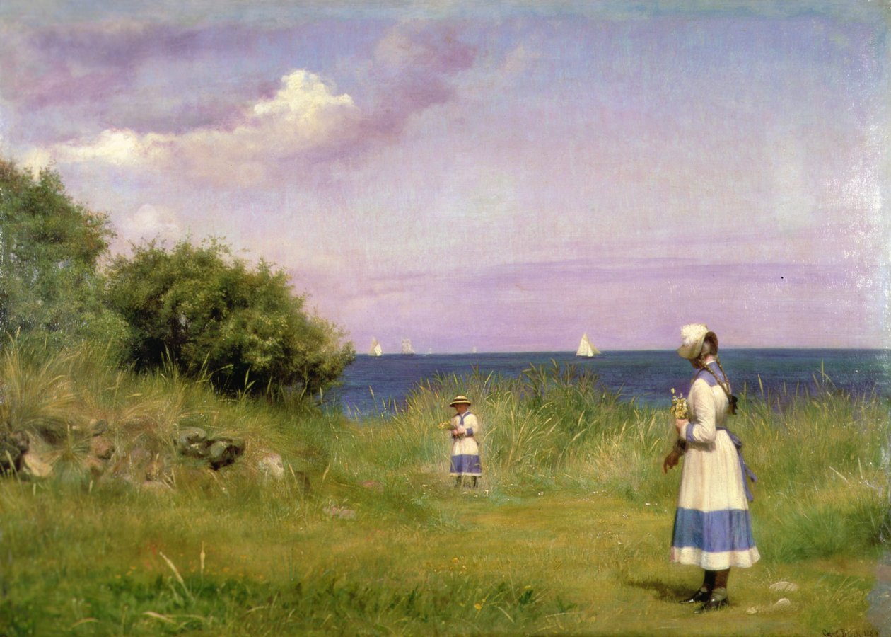 Från Hellebaek av Carl Bloch