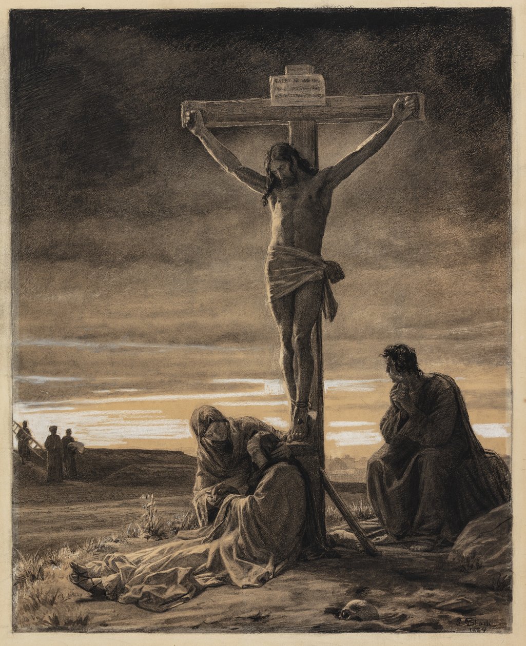 Kristus på Korset av Carl Bloch