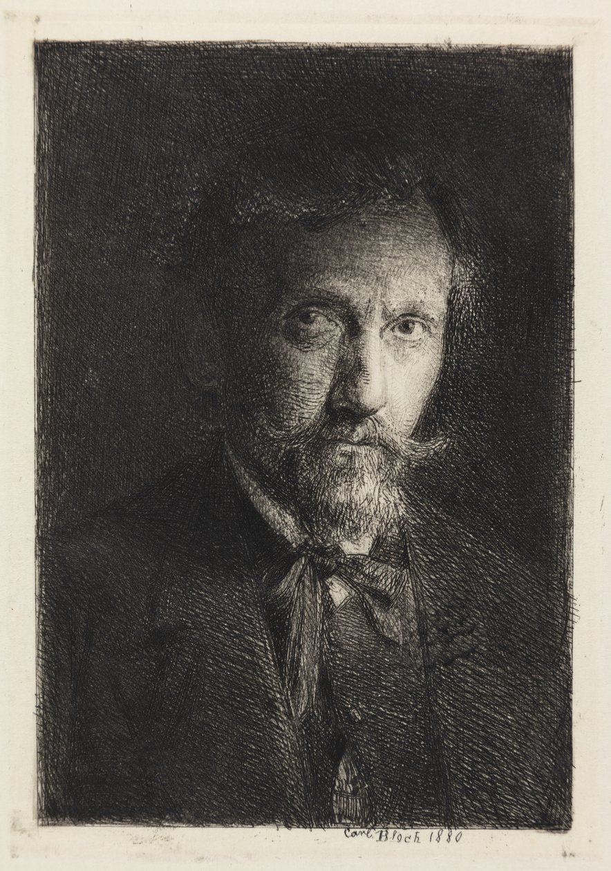 Självporträtt av Carl Bloch