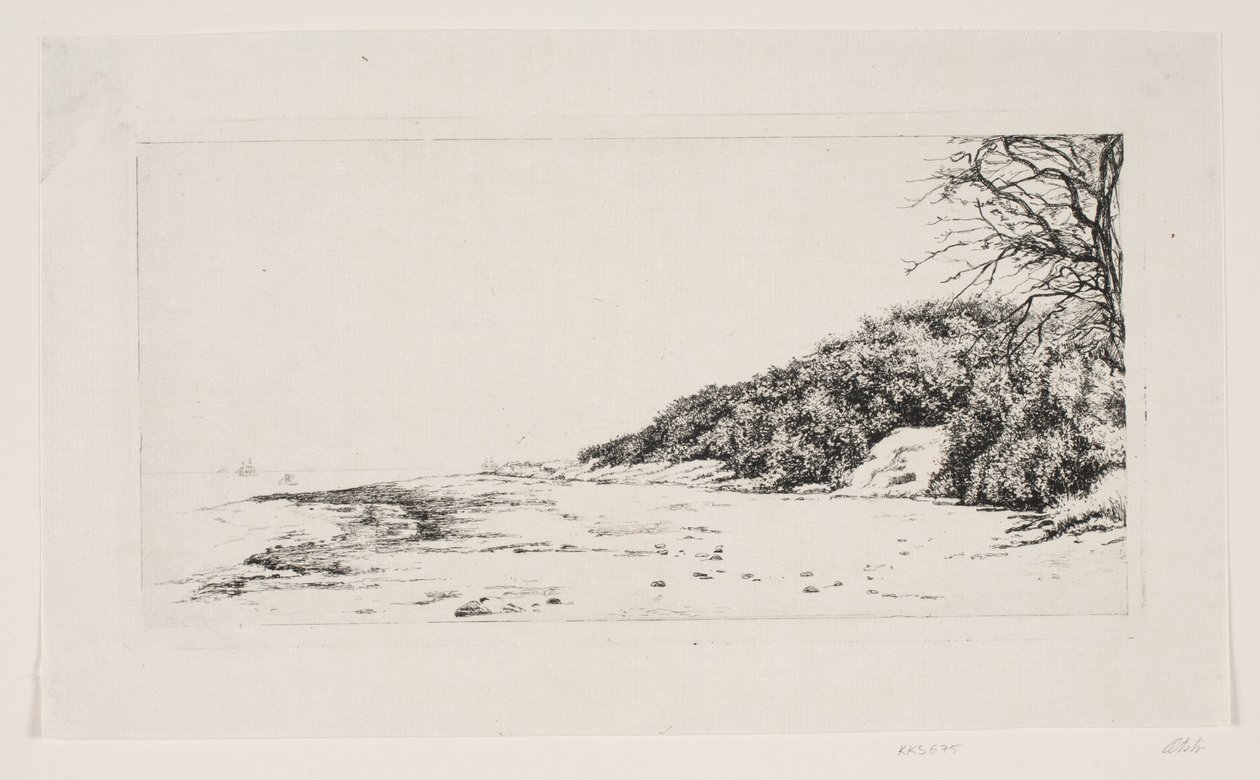 Klippan vid havet av Carl Bloch