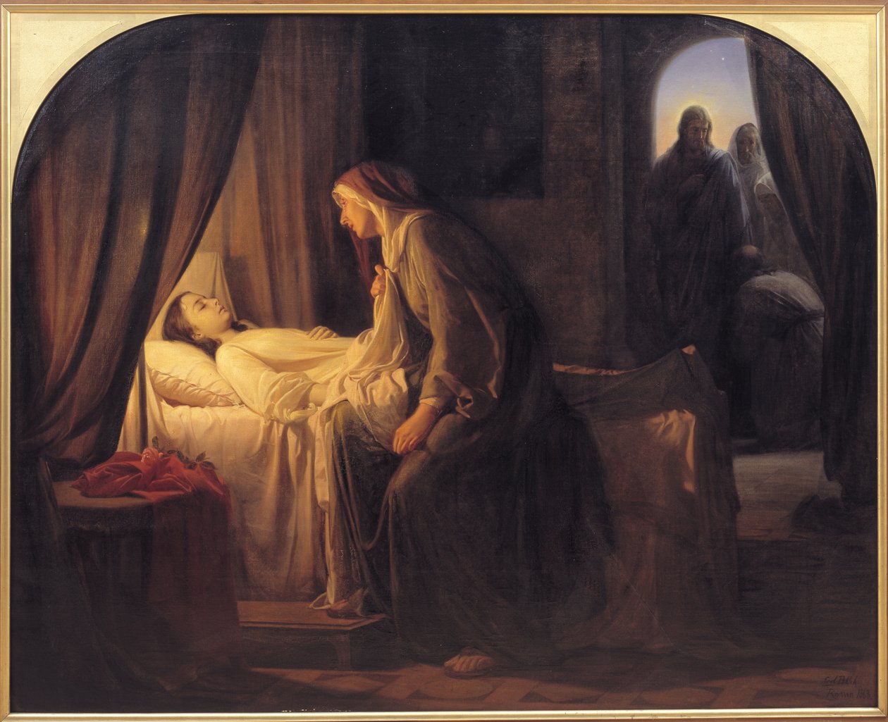 Jairius dotter av Carl Bloch