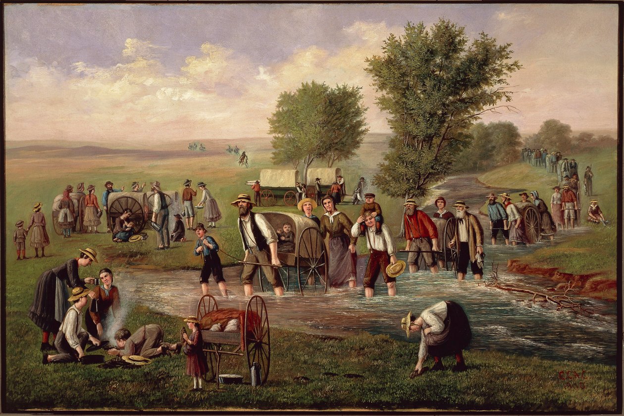 The Handcart Company, Carl Christian Anton Christensen (1832-1912) av Carl Christian Anton Christensen