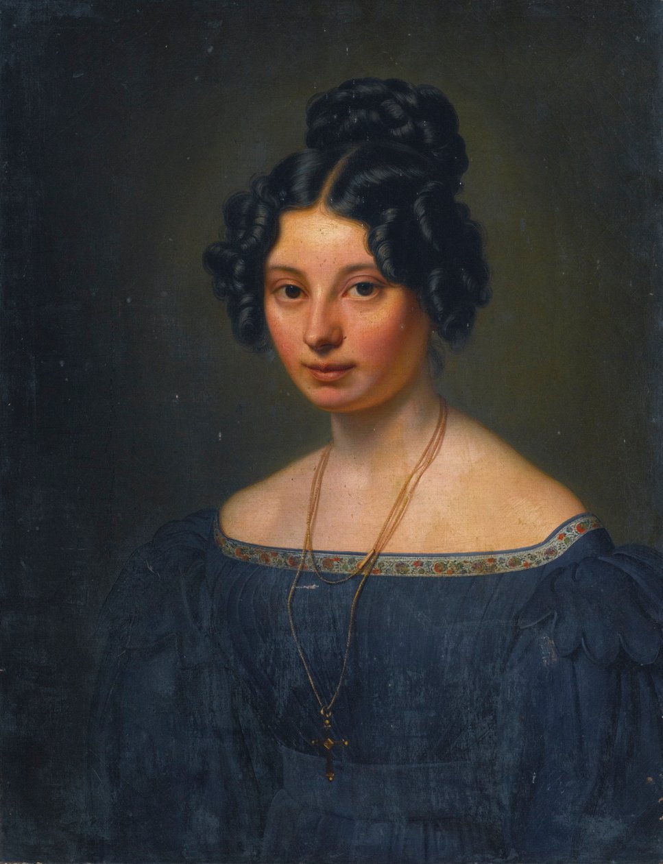 Anna Motherbig av Carl Christian Vogel von Vogelstein