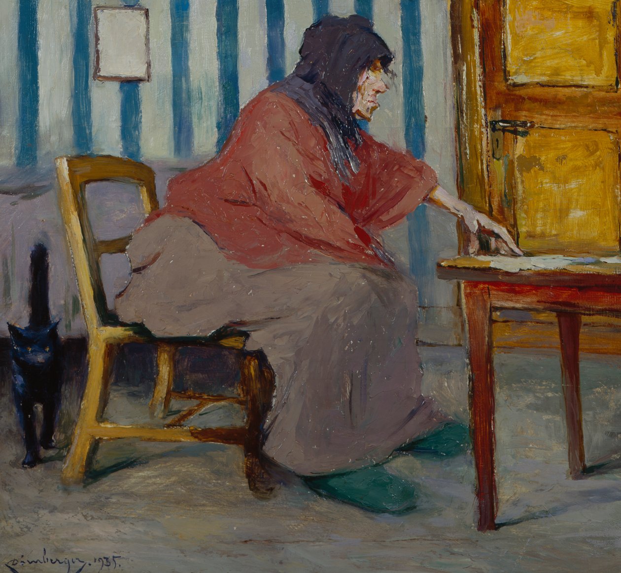 Spåkvinna av Carl Dornberger