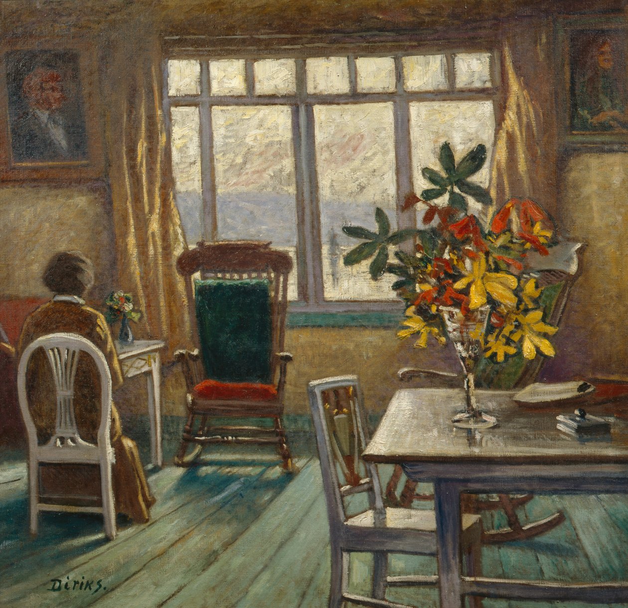 Konstnärernas ateljé av Carl Edvard Diriks