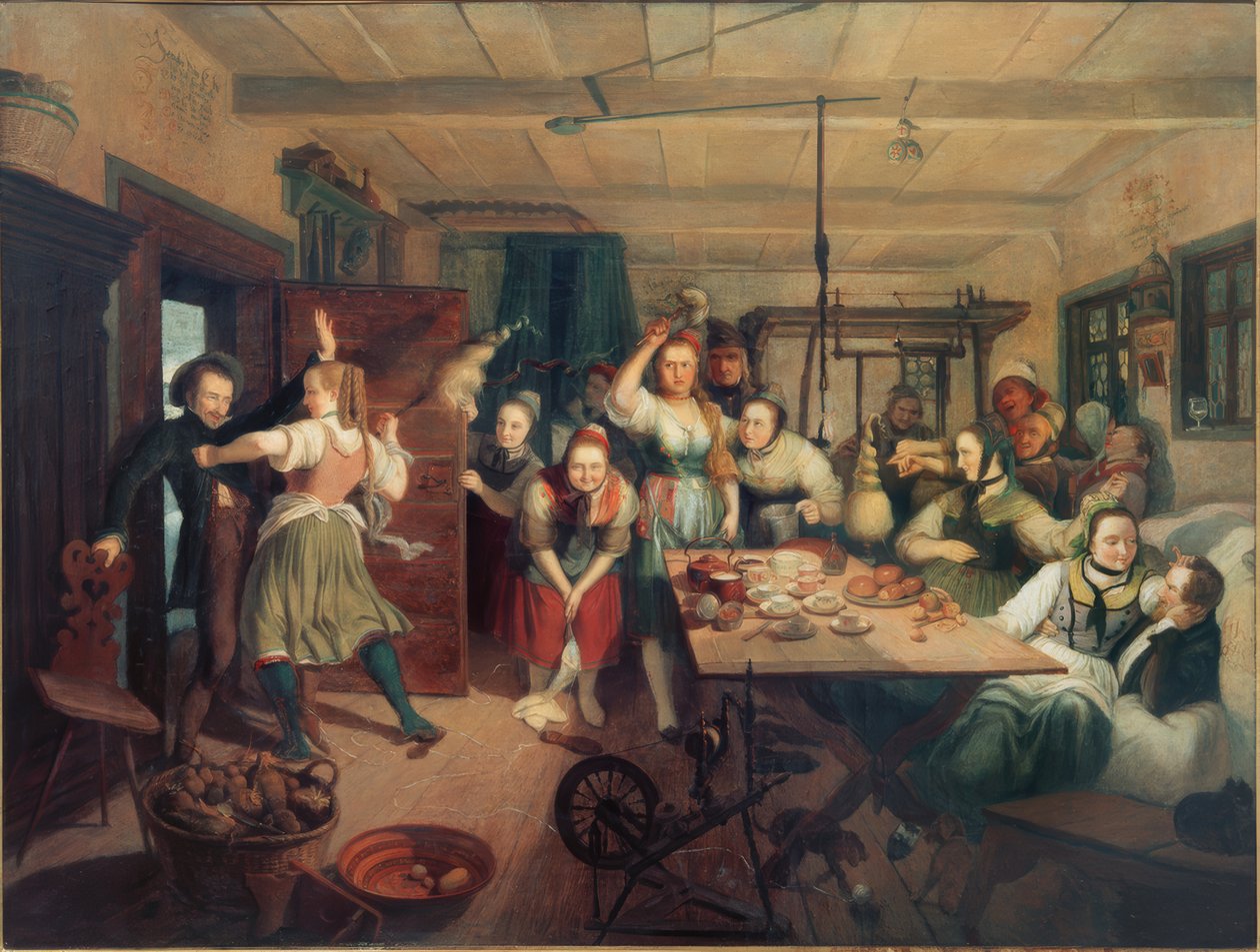 Spinning rum i Londorf av Carl Engel von Rabenau