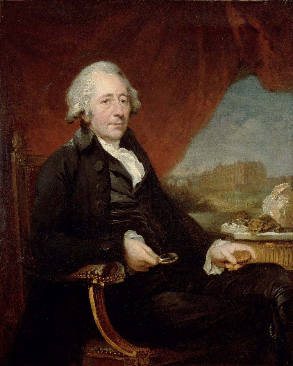 Porträtt av Matthew Boulton, 1772 av Carl Frederick von Breda