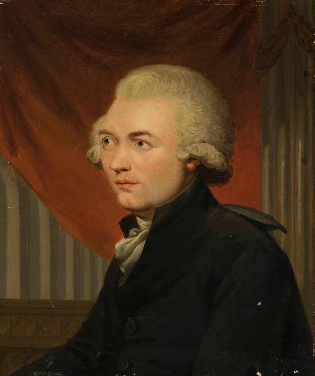 Porträtt av organisten och kompositören Georg Joseph Vogler 1749-1814. av Carl Frederik von Breda