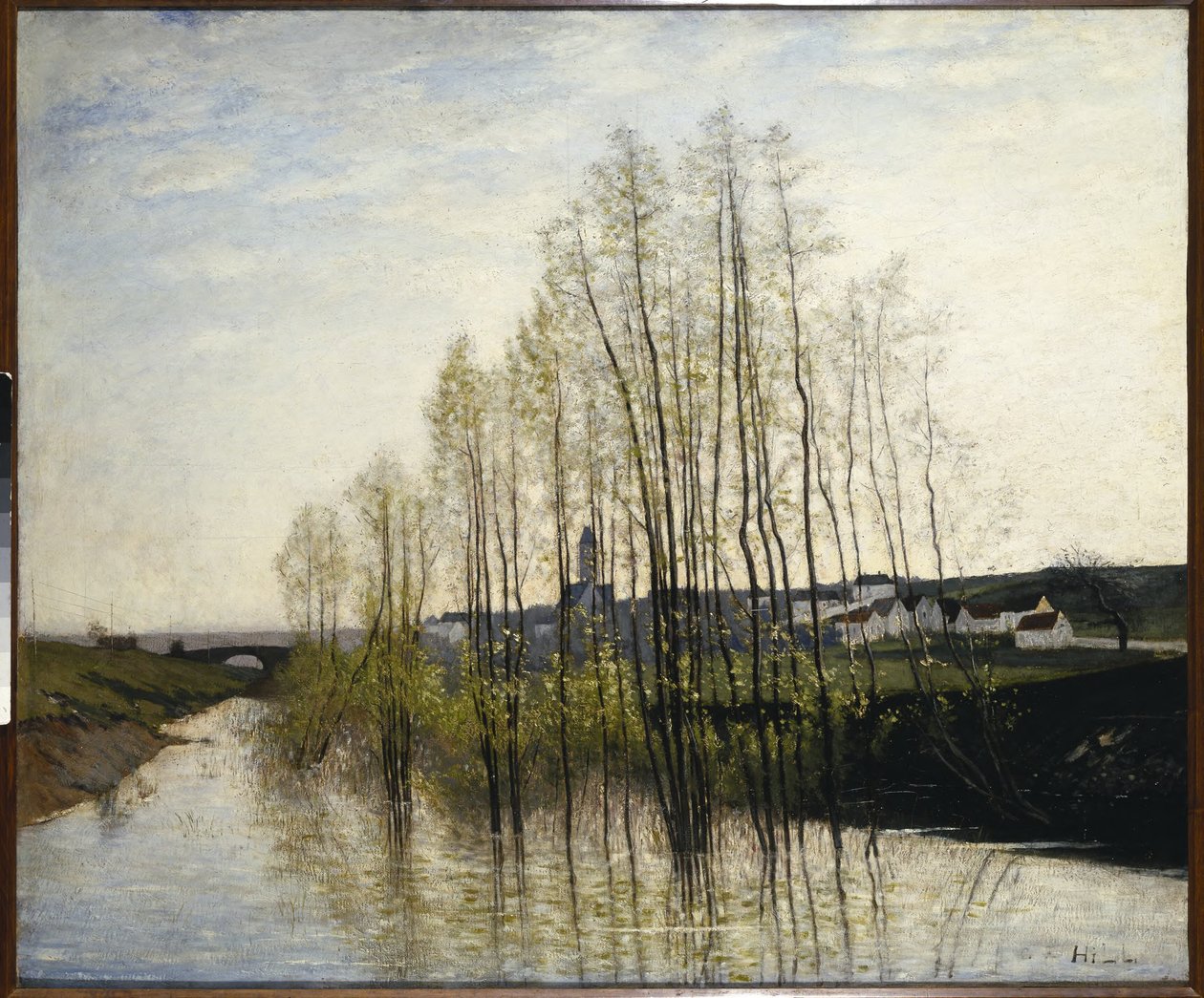 Flodlandskap, Champagne av Carl Fredrik Hill