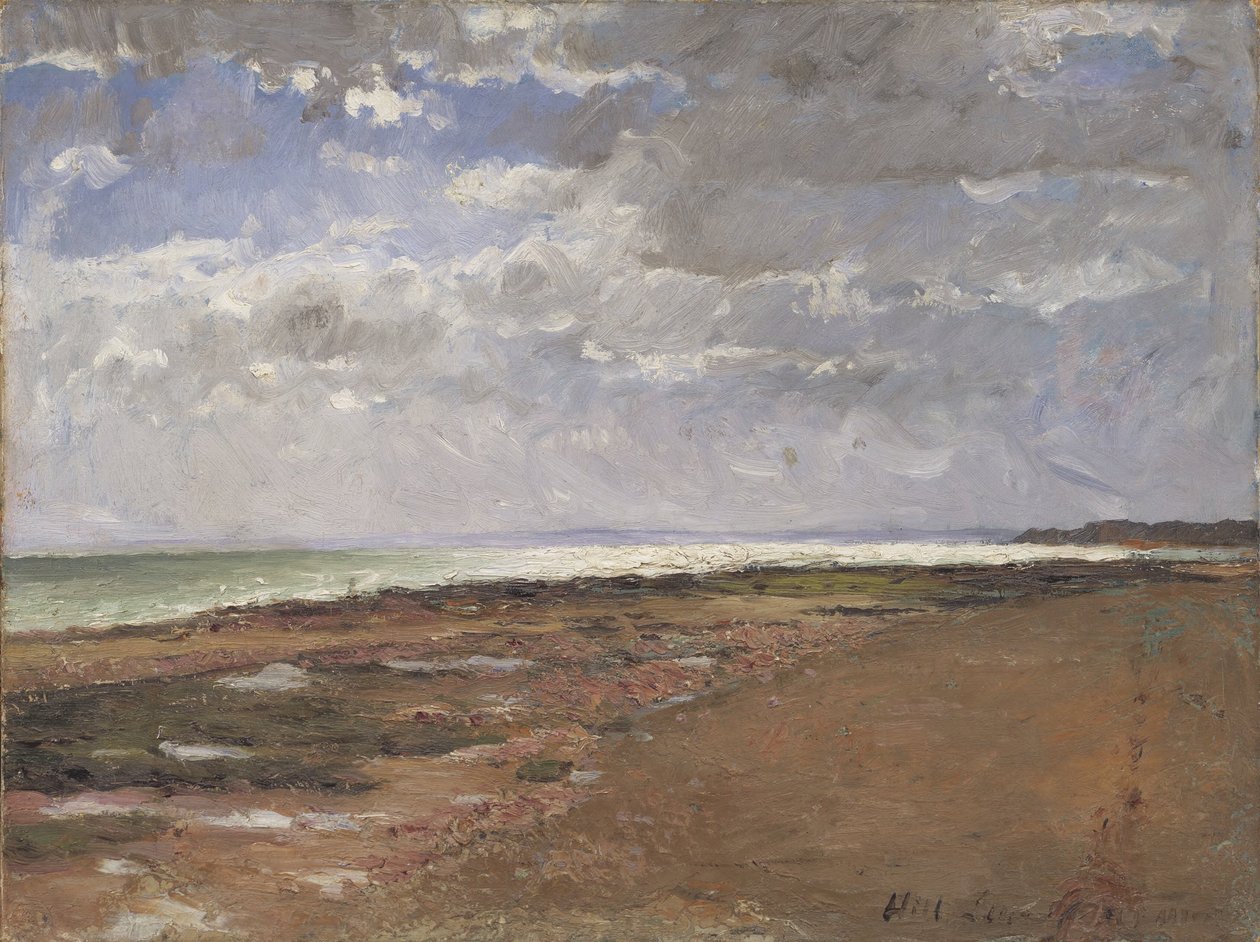 Stranden vid Luc, Frankrike av Carl Fredrik Hill