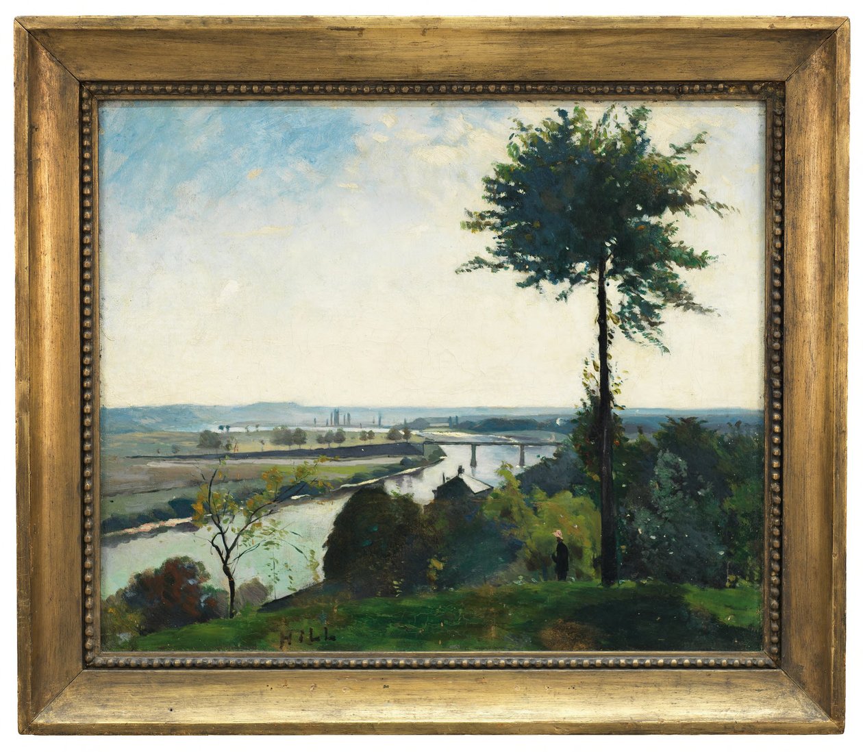 Trädet och floden III, Frankrike av Carl Fredrik Hill