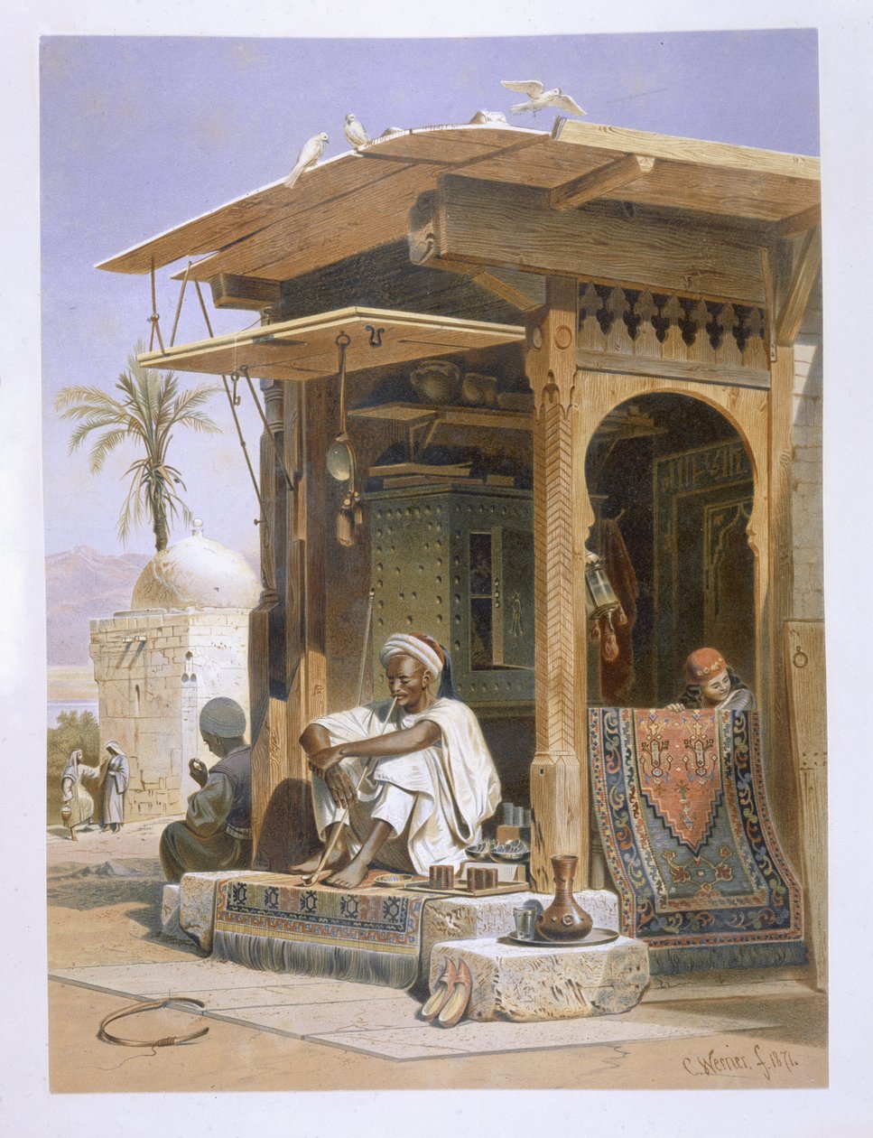 Penningbytare i Esneh av Carl Friedrich Heinrich Werner