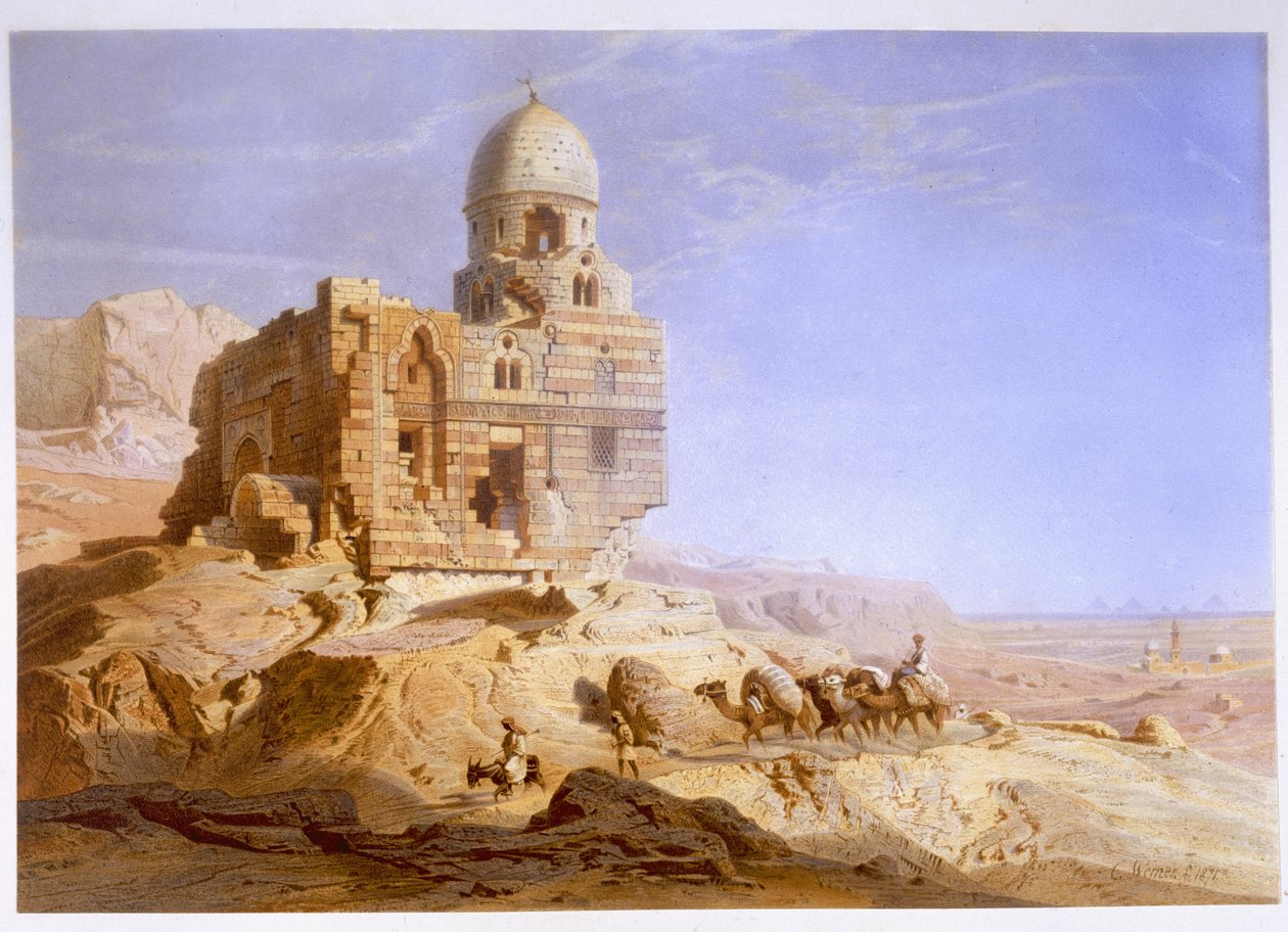 Khalifernas gravar, Kairo, 1871 av Carl Friedrich Heinrich Werner