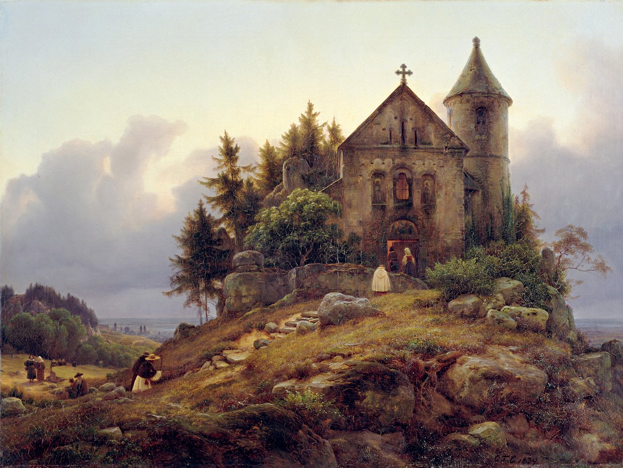 Skogskapellet av Carl Friedrich Lessing